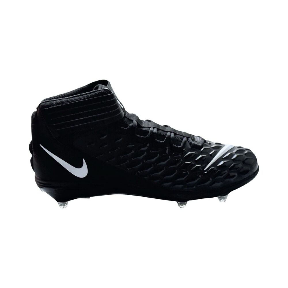 Size 16 Nike Force Savage Pro 2 Detachable Black Men Football Cleats BV3981-001